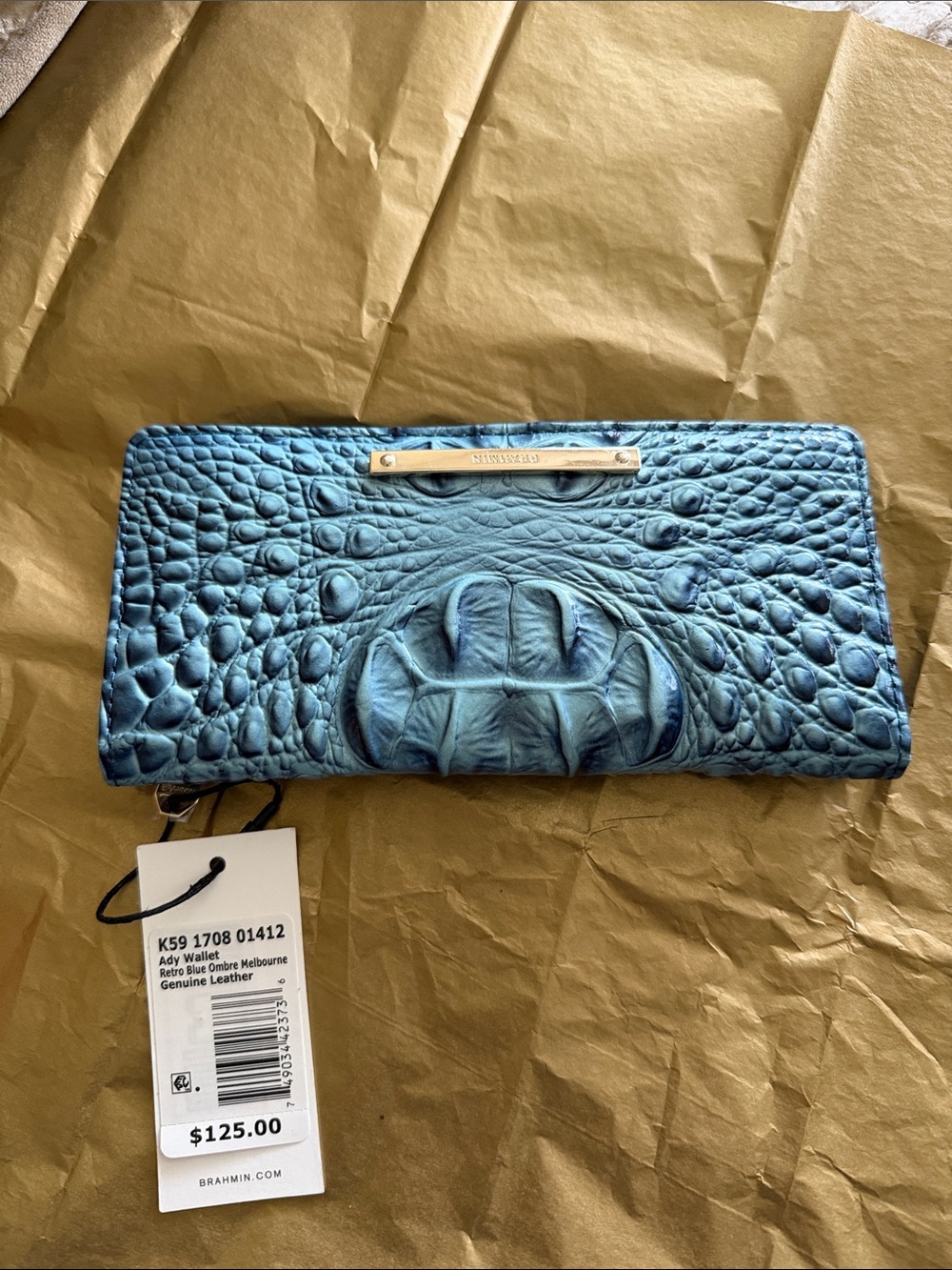 Brahmin wallet NWT BLUE
